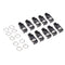 Female Jack / Jack 10Pcs 6.35mm / 6.35mm 3Pins Stereo Microphone