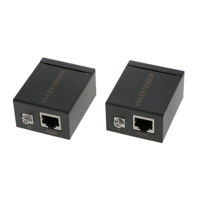 60mVGA Signal Extender Over CAT-5e/6 Cable Video Booster TransmitterReceiver