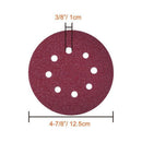 76 Pcs 8 Holes Sanding Discs, 5 Inch Hook and Loop include 40/ 60/ 80/ 100/