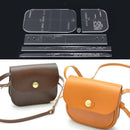 6pcs Clear Acrylic Leather Handbag Purse Template Stencils DIY Leathercraft