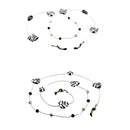 3pcs Sunglasses Eyeglass Holder Delicate Sunglasses Spectacles Beads Metal
