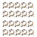 50x 1/4" 6mm Spring Steel Clip Fuel Oil Line Rubber Vacuum Hose Clamp Tool Kit D