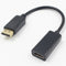 20cm 1080P Black Display Ports DP To HDMI Adapter Converter PC Computer New