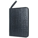 Large Capacity Fountain Pen Case PU Leather Black Color 48 Slots Pen Pouch
