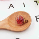 10PCS 16MM Mini Glass Bottles with Beads Pendant Ornaments Making Jewelry N T3P5
