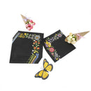 Creative embroidery Napkins Paper Virgin Wood Tissue Birthday Wedding Party ME