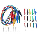 P1050B 4Mm Stacked Banana Plug Test Lead Kit For Multimeter Alligator Clips