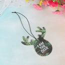 Cute Antlers Shape Car Perfume Papers Hanging Pendant Car Air Freshe ME