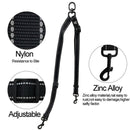 Double Leash Coupler for Large Dogs Adjustable Heavy Duty Nylon Splitter fo O7T4