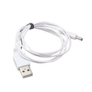 USB A Male to DC 3.5mm Power Cable 3.5x1.35mm 5V DC Barrel Jack Power Cord