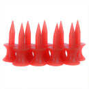 50 Pcs Red Golf Tee Sport Double-deck Golf Ball Tees 31MM ZY BX