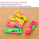 1Pcs Automatic Needle Threader Thread Guide Elderly Tool Sewing Kit Device X1O2