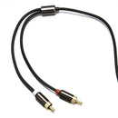 1M 3.5mm Male Jack to 2 RCA Male AUX Y Adapter Stereo Analog Audio Cable Cord TR