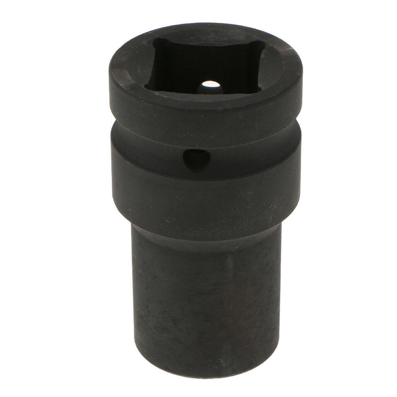 1-inch Square Drive 22mm Inner Hex 80mm Length Black Impact Socket