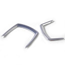 2pcs Multimedia Button Frame Cover Trim fit for BMW 1 2 3 4 GT Series 2013-16 hf