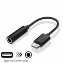 3Pcs Type C to 3.5mm Headphone Audio Adapter,USB-C to 3.5mm Female AUX Micr