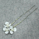 Bride Bridesmaid Wedding Party Hair Pin Womens Hair Stick Headwear White