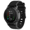 Silicone 22mm Watch Band Strap for Fenix5 Forerunner935 Sapphire(Black)