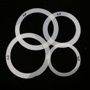2 Packs Different Size Drum Muffler Dampening Rings Drum Set Accessoies