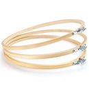 3 Pieces 10 Inch Round Wooden Embroidery Hoops Bamboo Circle Cross Stitch H L9E3