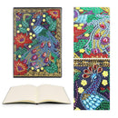 DIY Peafowl Special Shaped Diamond Painting 50 Pages Sketchbook A5 Notebook