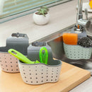 Kitchen Sink Sponge Holder Dish Drainer Adjustable Strap Faucet Drain Rack