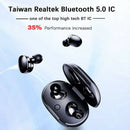 Wireless Earbuds Bluetooth Earphones TWS IPX7 Waterproof Small Easy to Wear