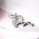 Cartoon Animal Enamel Flamingo Collar Pin Corsage Brooch Jewelry Girls Wome@