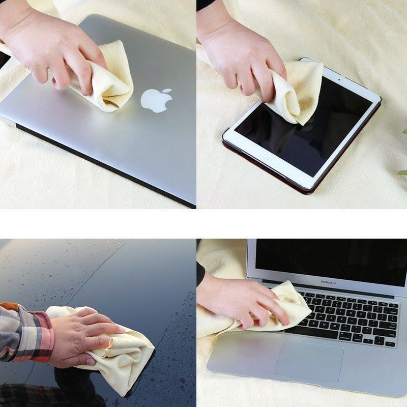 Natural Chamois Leather Car Washing Cleaning Cloth Absorbent Drying Towel HOT FT