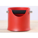 Knock Box Coffee Machine Espresso Recycle with Rubber Bar Container Red