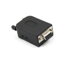 DB9 Female D-Sub 9 Pin Plug Breakout Terminals Solderless Nut Type Connector M&O