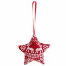 Set of 3pcs Suspension Decoration Suspended for Christmas tree - Red W7I4