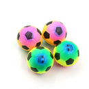 1PC Colorful Mini Football Squeeze Foam Ball Stress Relief Vent Ball Kids HIES