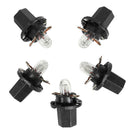 5pcs 1.4W T5 Halogen Car Gauge Bulbs for Interior Instrument Light Black