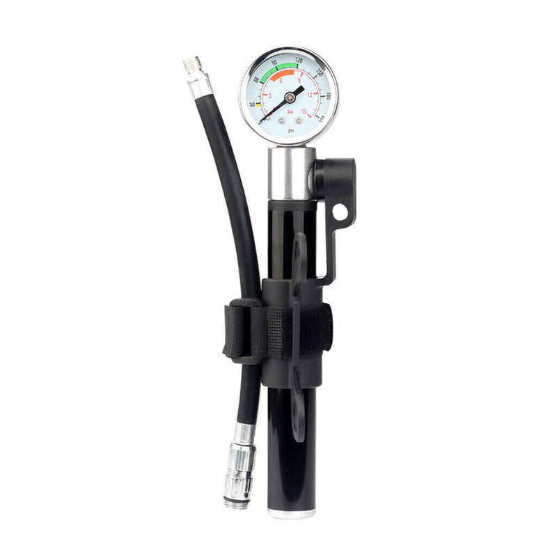 Bike Pump with High Pressure Gauge - Sports Ball Motorcycle Tire Air Pump -