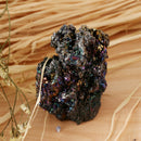 Crystal Raw Natural Stones Desktop Coal Crystal Stone for Living Room/