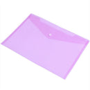 A4 Document wallets plastic popper Buckle folders filing paper storage,Rand Q1V3