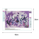 5D DIY Full Drill Diamond Painting Purple Landscape Cross Stitch Embroidery