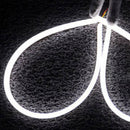 2pcs 60CM LED White Car Daytime Running Lamp Strip Light Flexible Soft Tube sscx