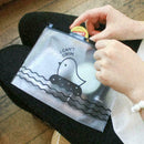 Clear Chicken Pen Bag Pencil Holder Storage Supplies Stationery Cosmetic Ca Q4D3