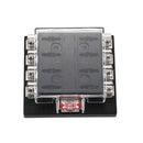 Universal 8 Way Circuit Automotive Blade Fuse Box Block Holder Car Boat Mar Z5N9