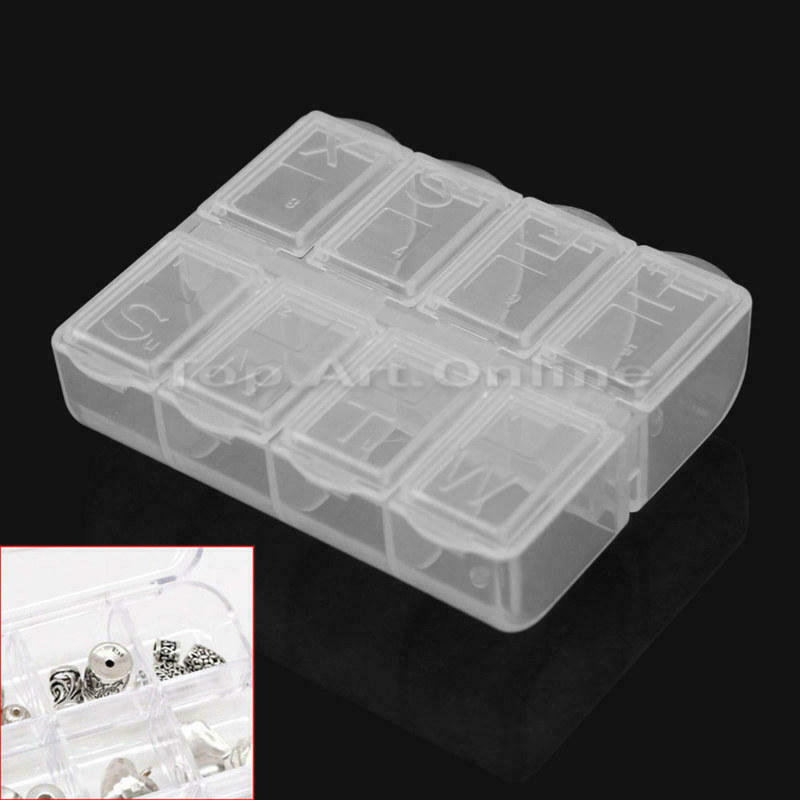 Pill Travel Box 8 Slots Tablet Holder Medicine Dispenser Organiser Storage Case