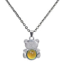 Charm Color Change Mood Necklace Bear-shaped Pendant Women Wedding Jewelry