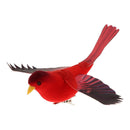 2x Artificial Foam Birds on Clip for Arts and Crafts Decoration Accessories