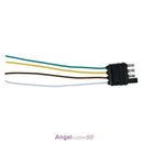 4 Pole Pin US Standard Truck Flat Wiring Harness Kit Side Only Trailer Plug NEW