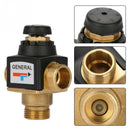 1 Pcs 3 Way DN20 External Thread Brass Thermostatic Mixing Valve Solar Wate