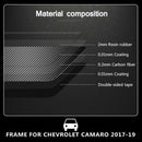 New Real Carbon Fiber Inner Door Bowl Cover Trim for Chevrolet Camaro 2017- W2H9