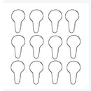 Shower Curtain Rings Hooks 100 iron nickel plating Shower Ring I7P4