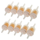 Motorcycle Clear Inline Gas Magnetic Fuel Filter 1/4" 5mm 6mm Engine Parts