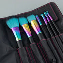 Anmor 7Pcs Rainbow Makeup Brushes Set Professional Brushes With Belt Strap